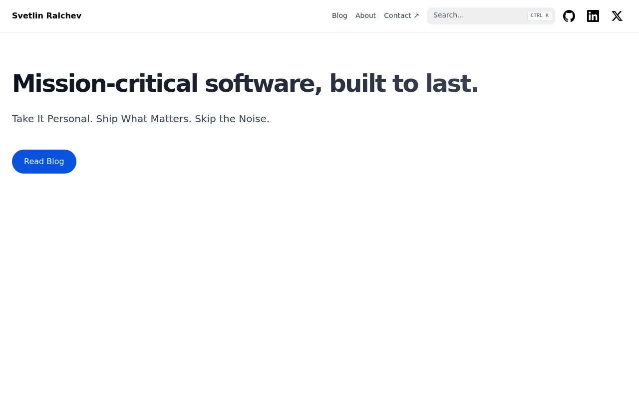 Svetlin Ralchev screenshot
