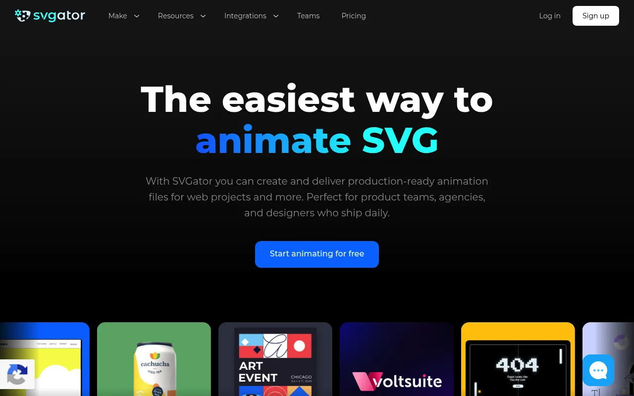 SVGator screenshot