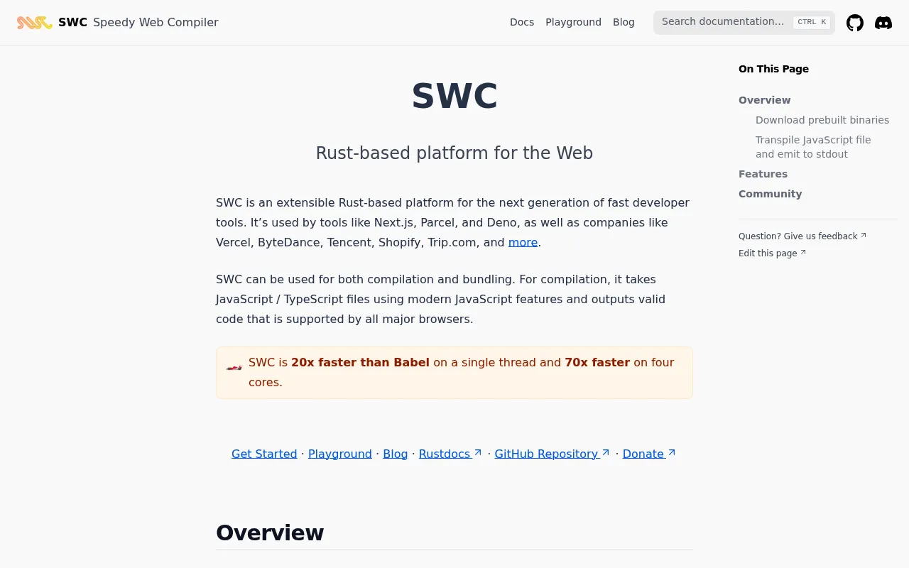 SWC screenshot