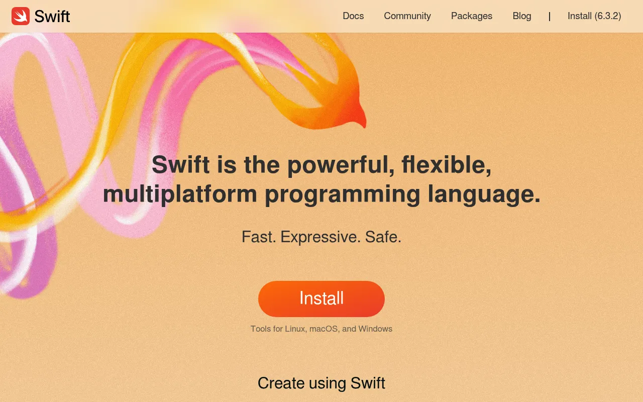 Swift screenshot