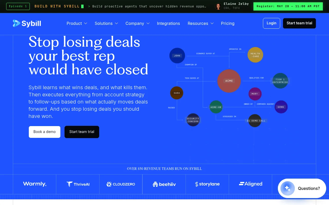 Sybill screenshot