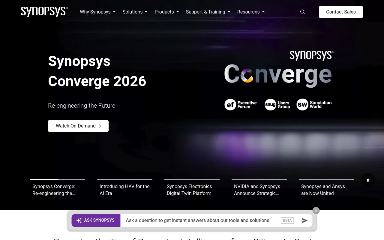 Synopsys screenshot