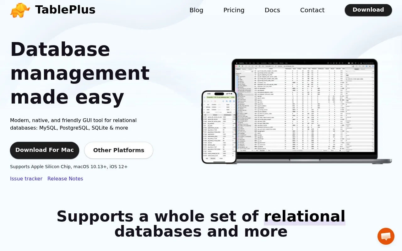 TablePlus screenshot