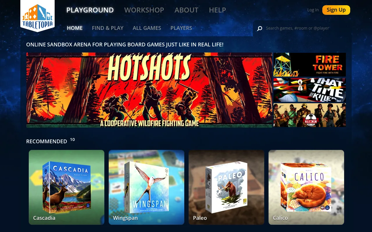 Tabletopia screenshot