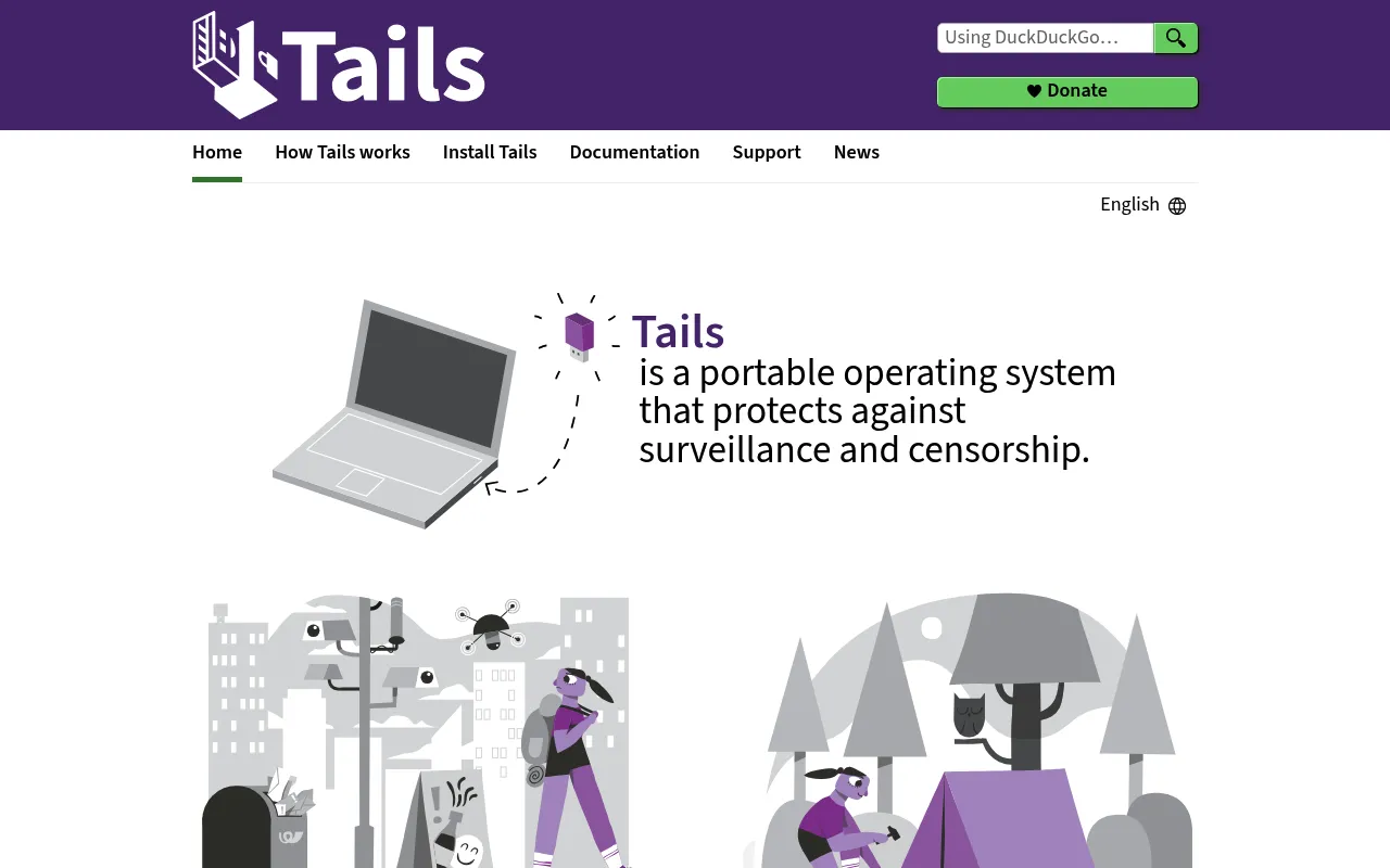 Tails screenshot