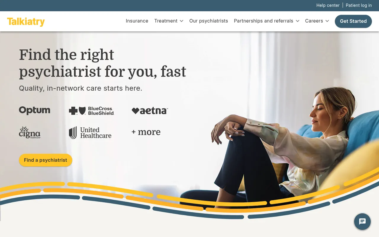 Talkiatry screenshot