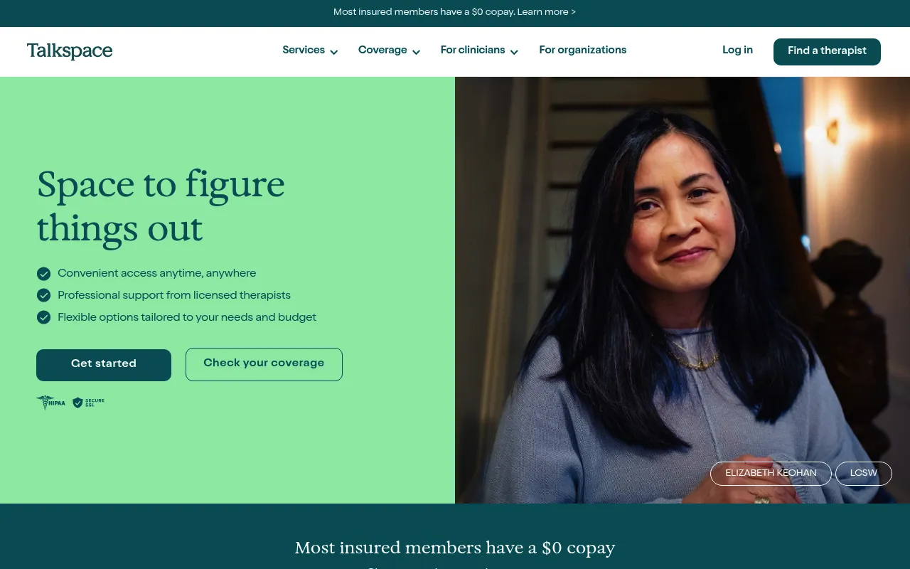 Talkspace screenshot