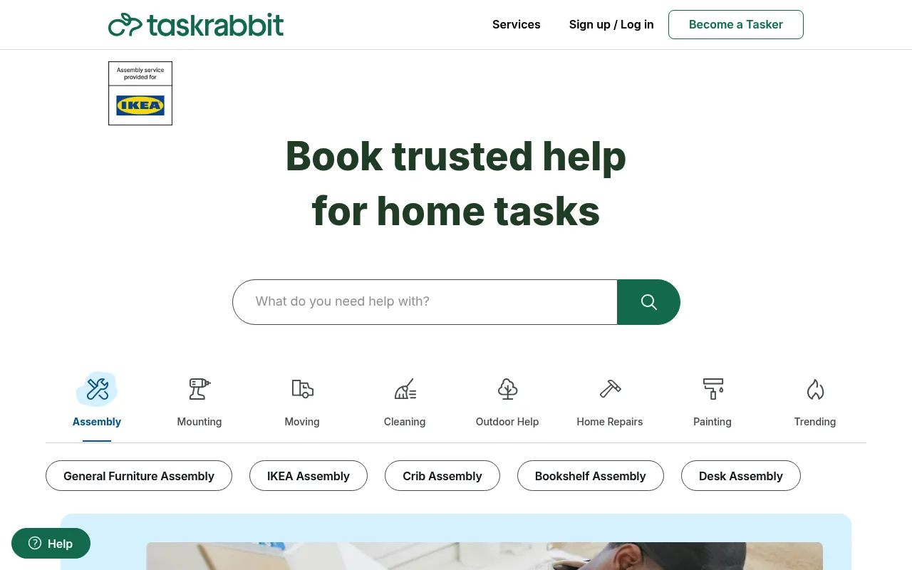 TaskRabbit screenshot