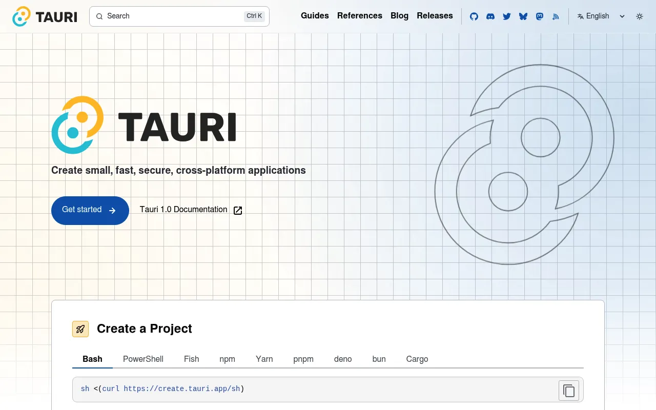 Tauri screenshot