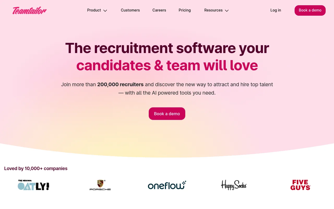 Teamtailor screenshot