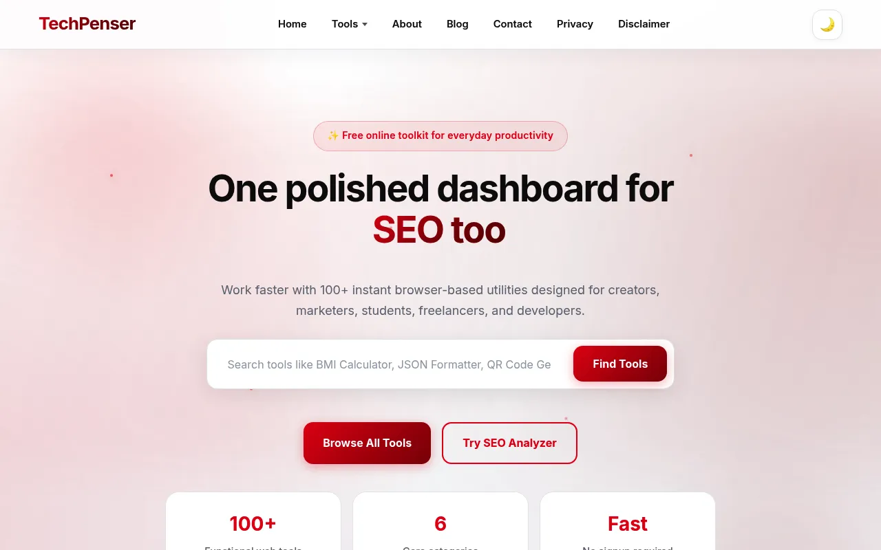 TechPenser screenshot