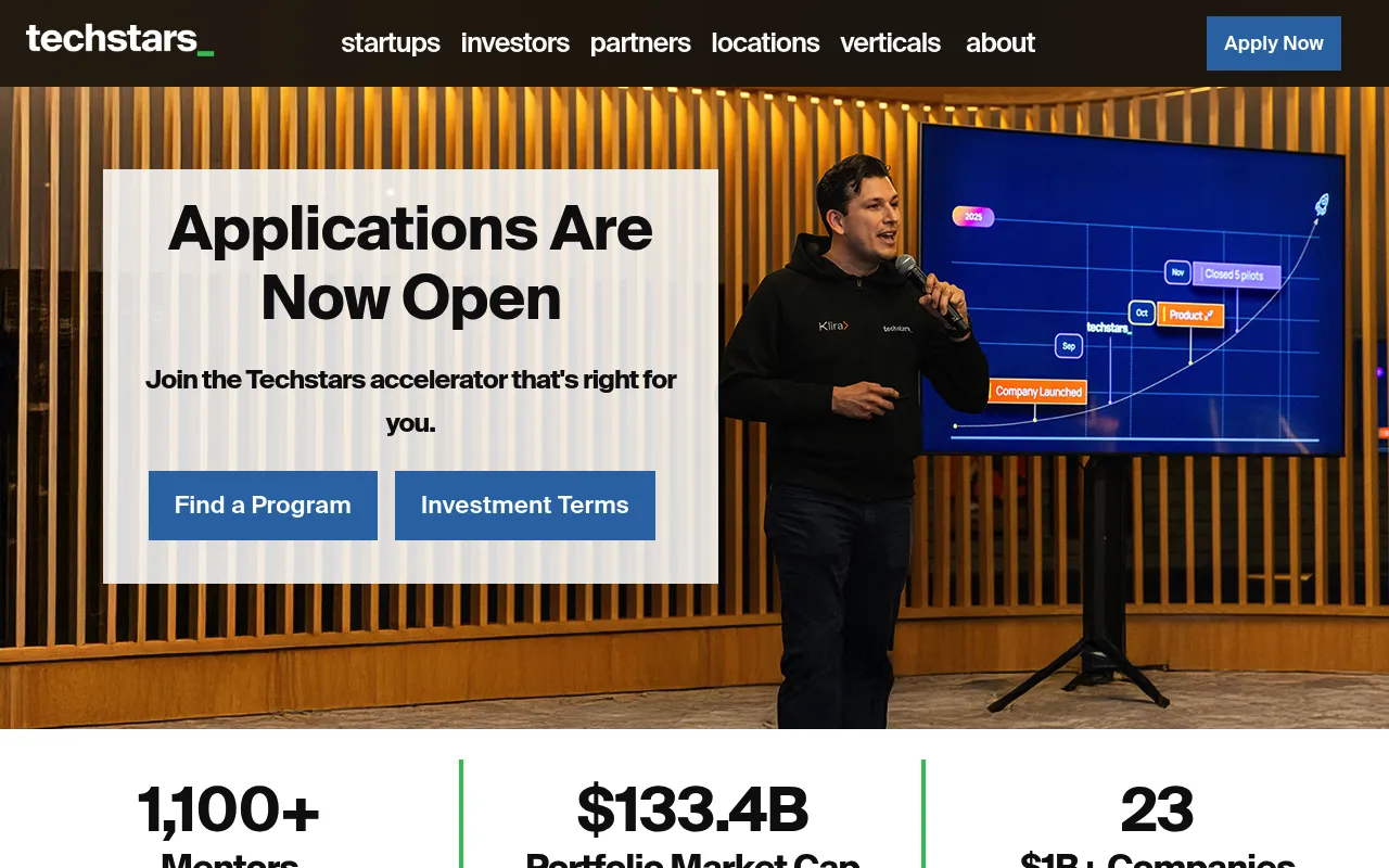 Techstars screenshot