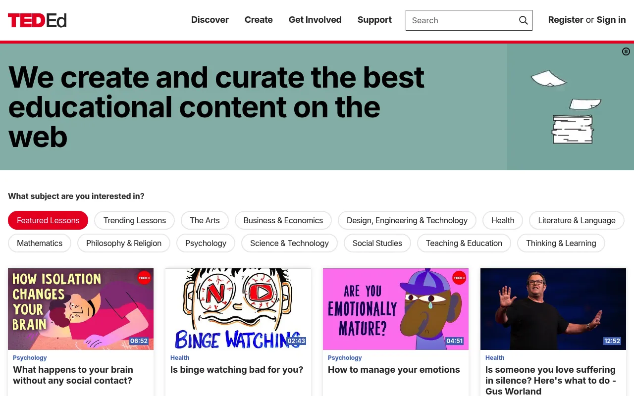 TED-Ed screenshot
