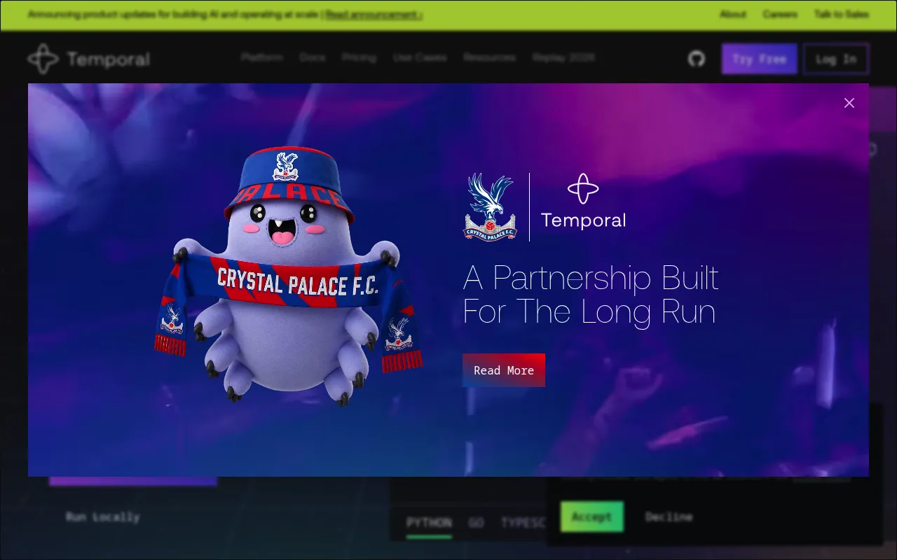 Temporal screenshot