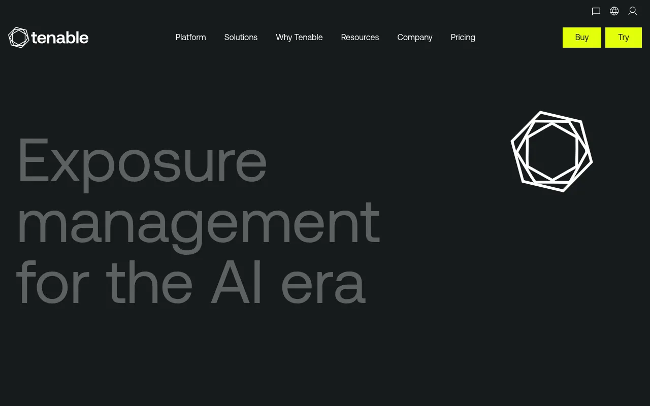Tenable screenshot