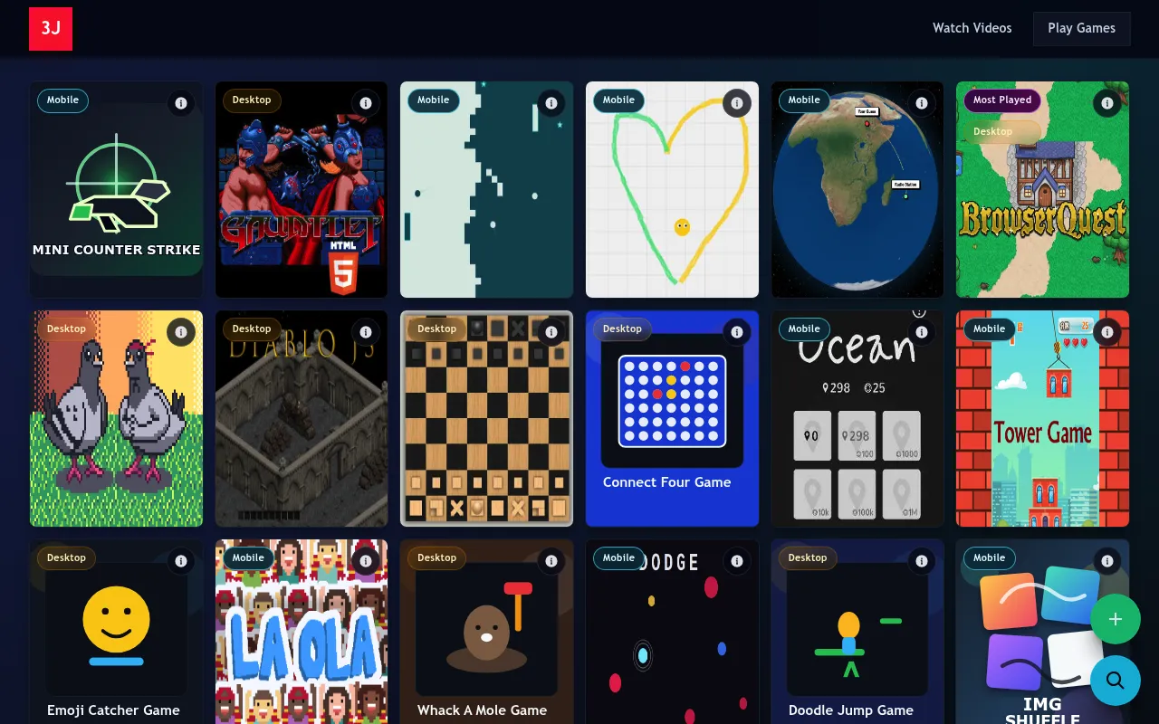 Threej Games screenshot