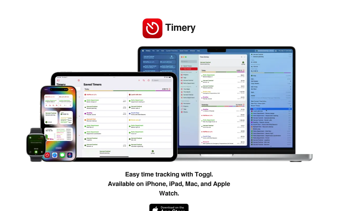 Timery screenshot