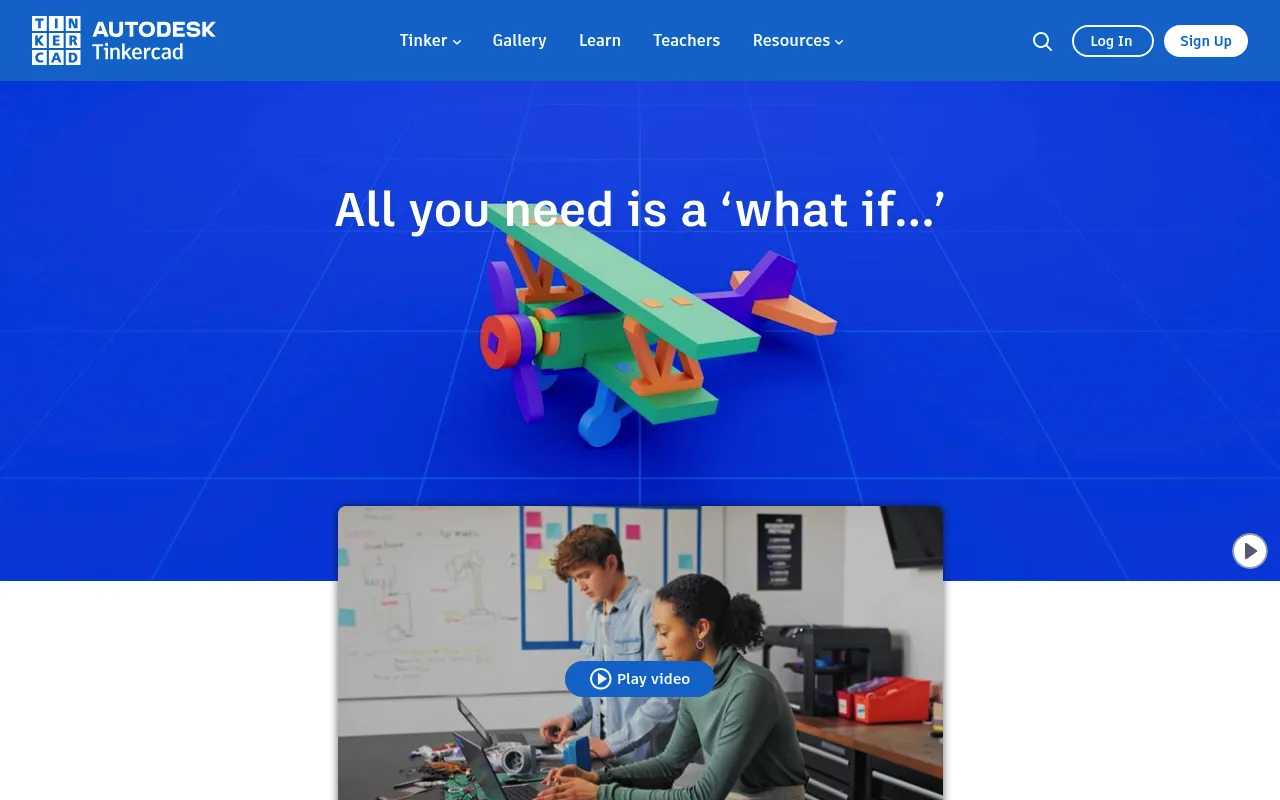 Tinkercad screenshot
