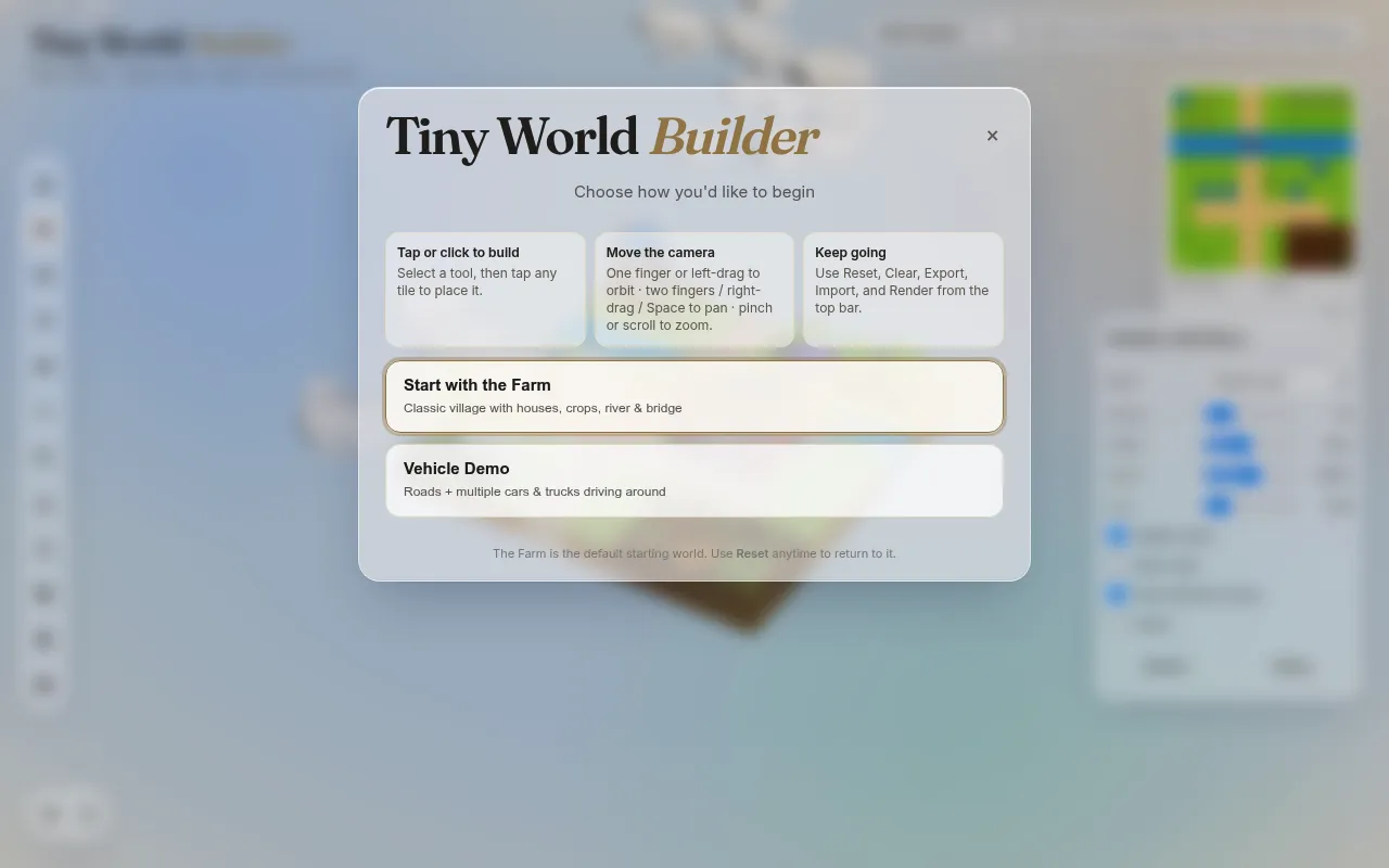 Tiny World Builder screenshot