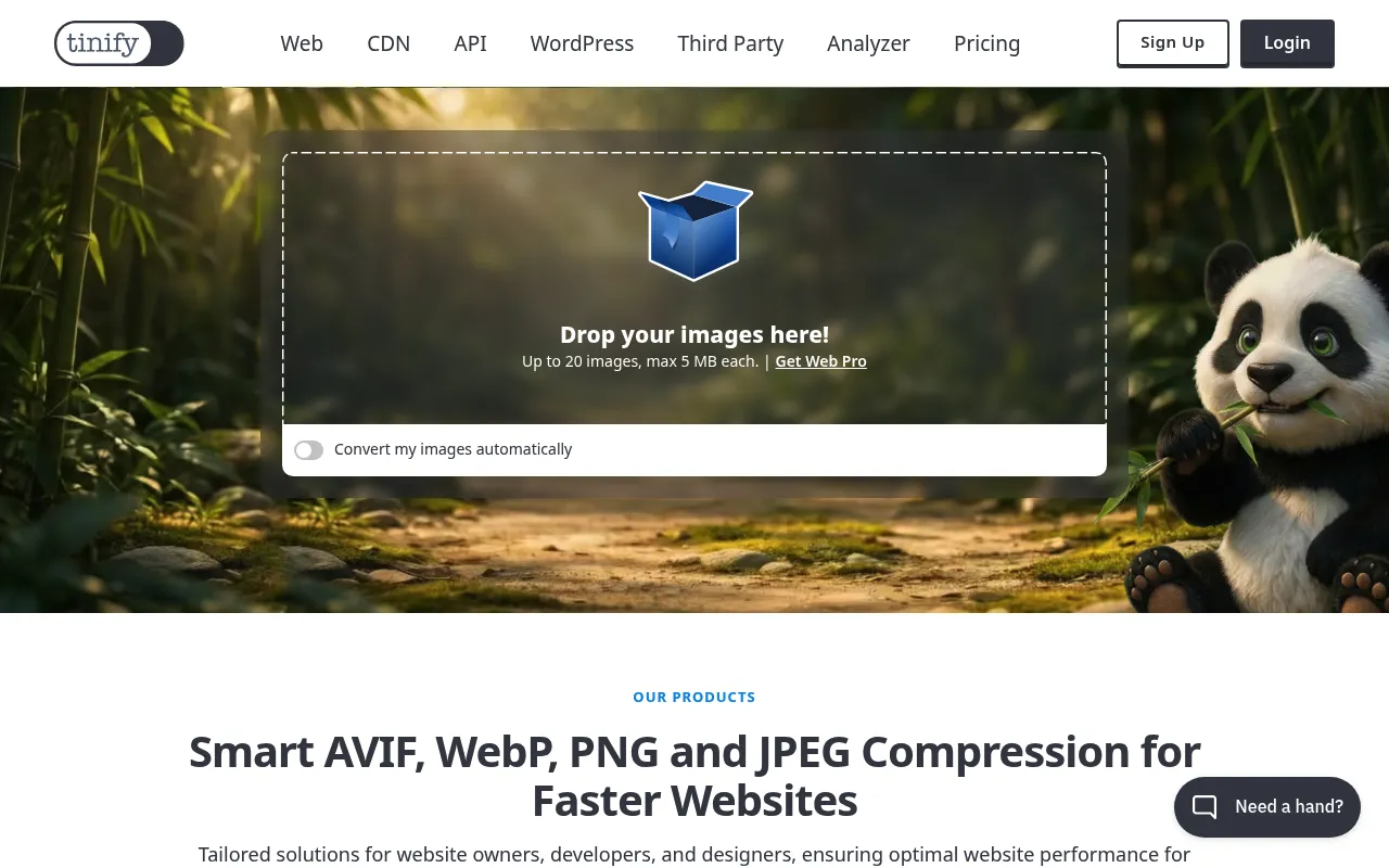 TinyPNG screenshot