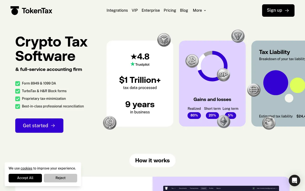 TokenTax screenshot