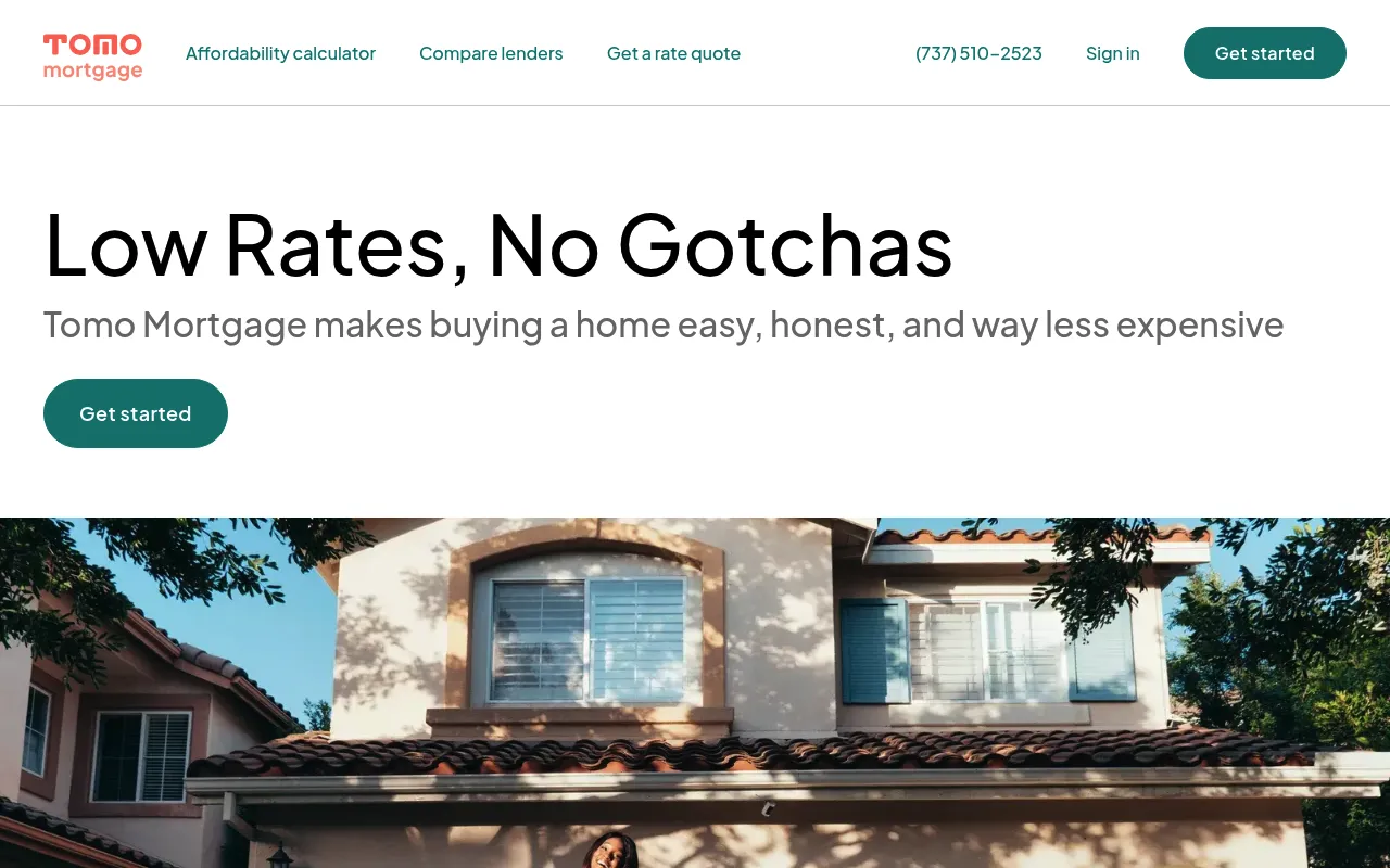 Tomo Mortgage screenshot