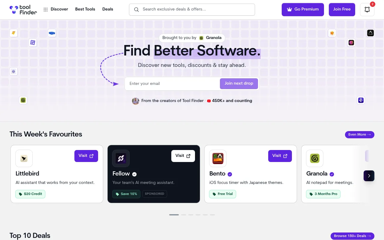 Tool Finder screenshot
