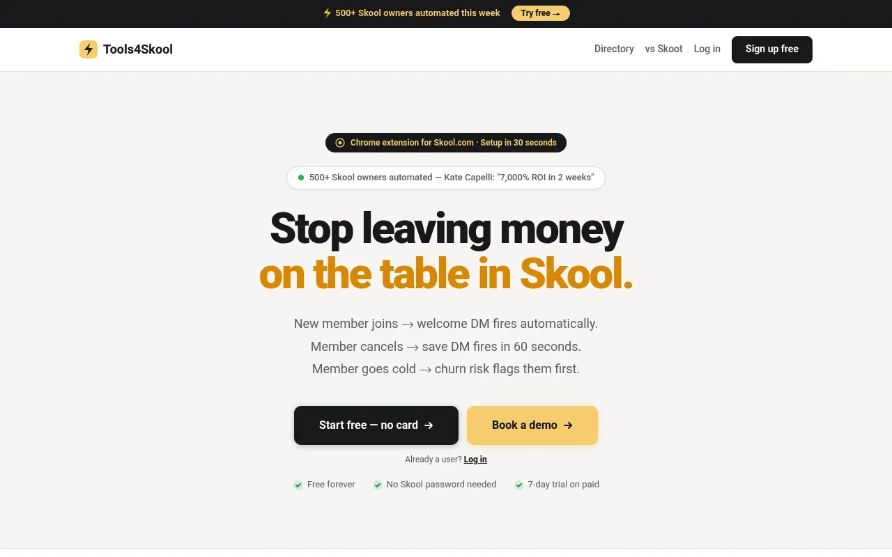 Tools4Skool screenshot