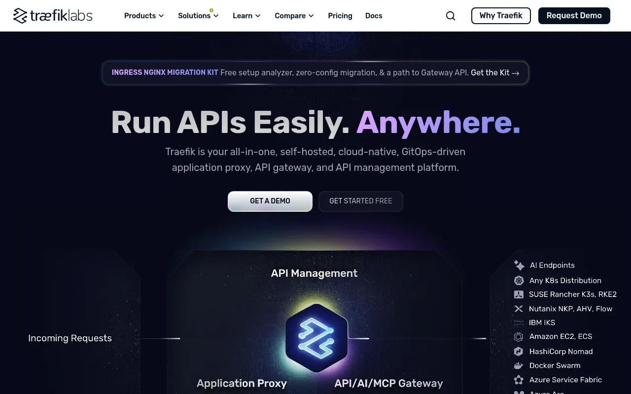 Traefik screenshot