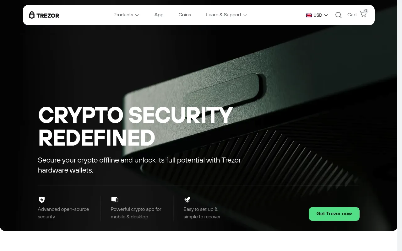 Trezor screenshot