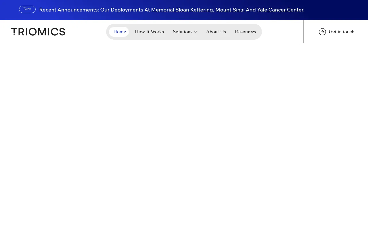 Triomics screenshot