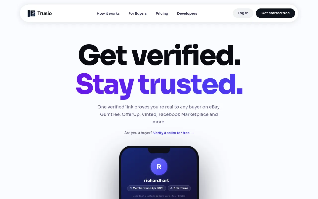 Trusio screenshot