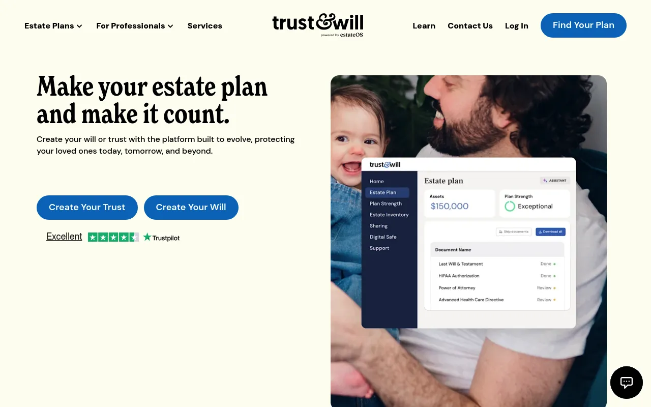 Trust & Will screenshot