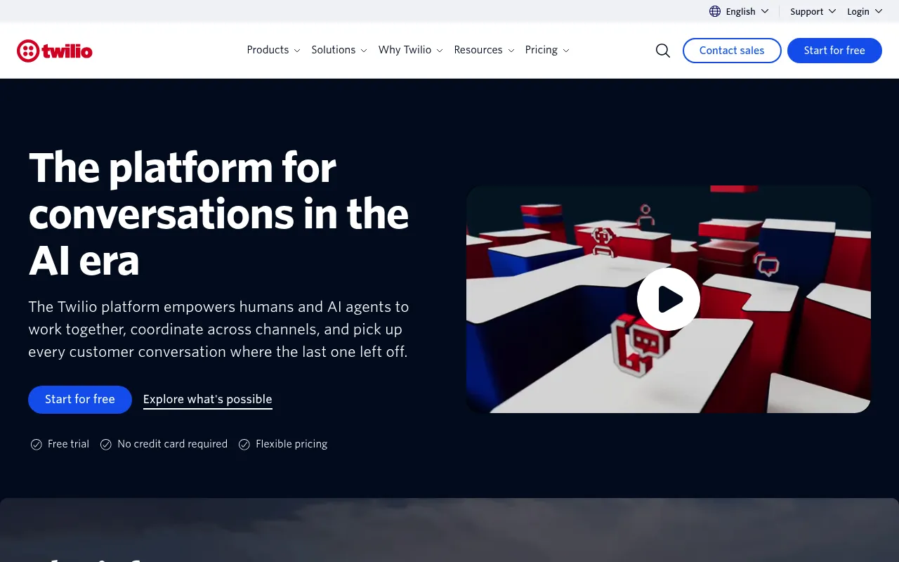 Twilio screenshot
