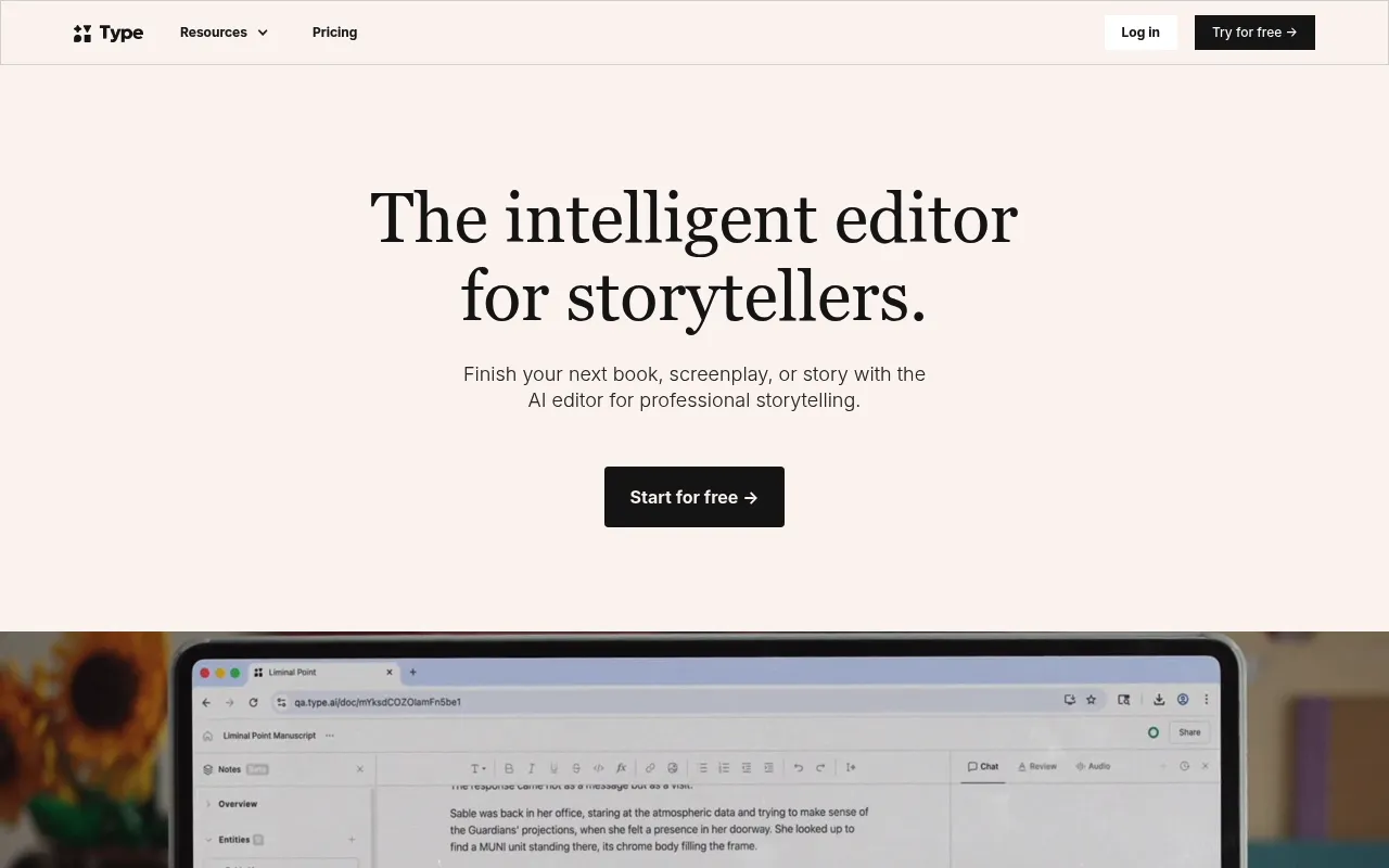 Type.ai screenshot