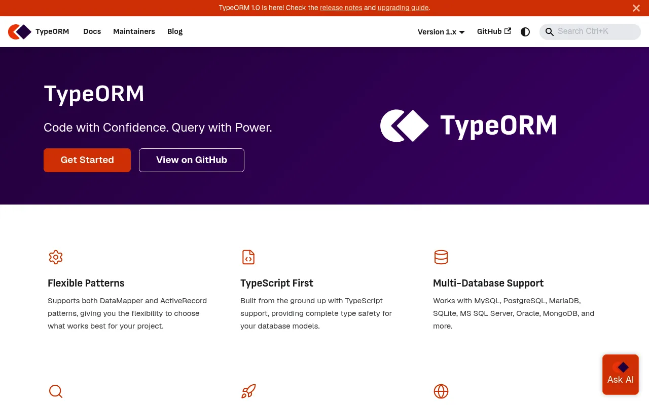 TypeORM screenshot