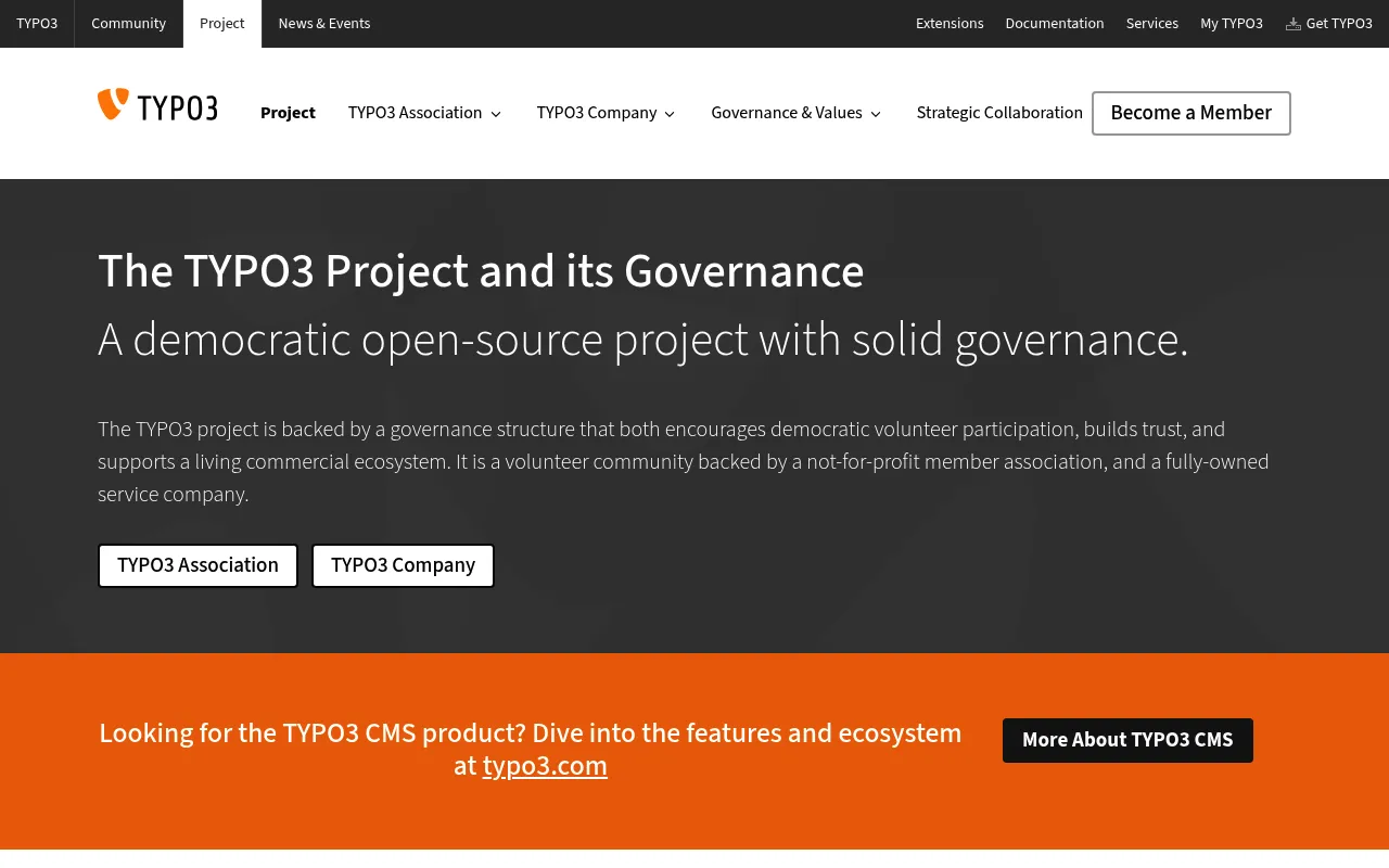 TYPO3 screenshot