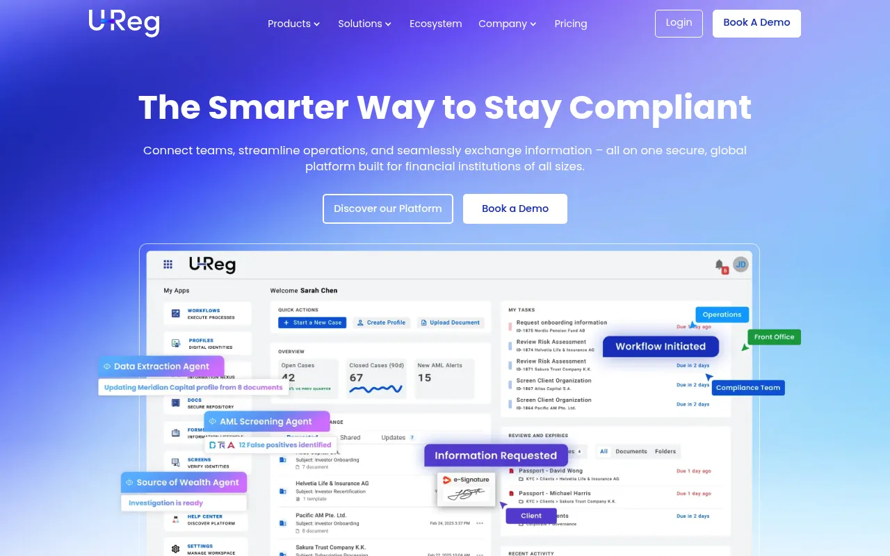 U-Reg screenshot