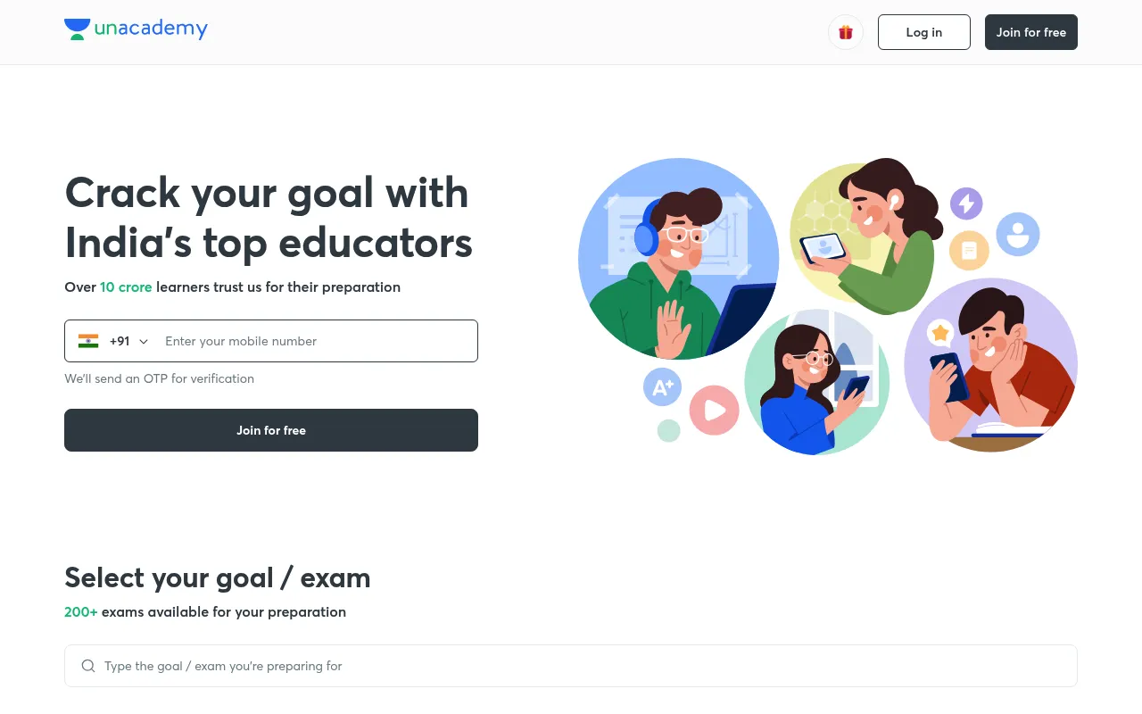 Unacademy screenshot
