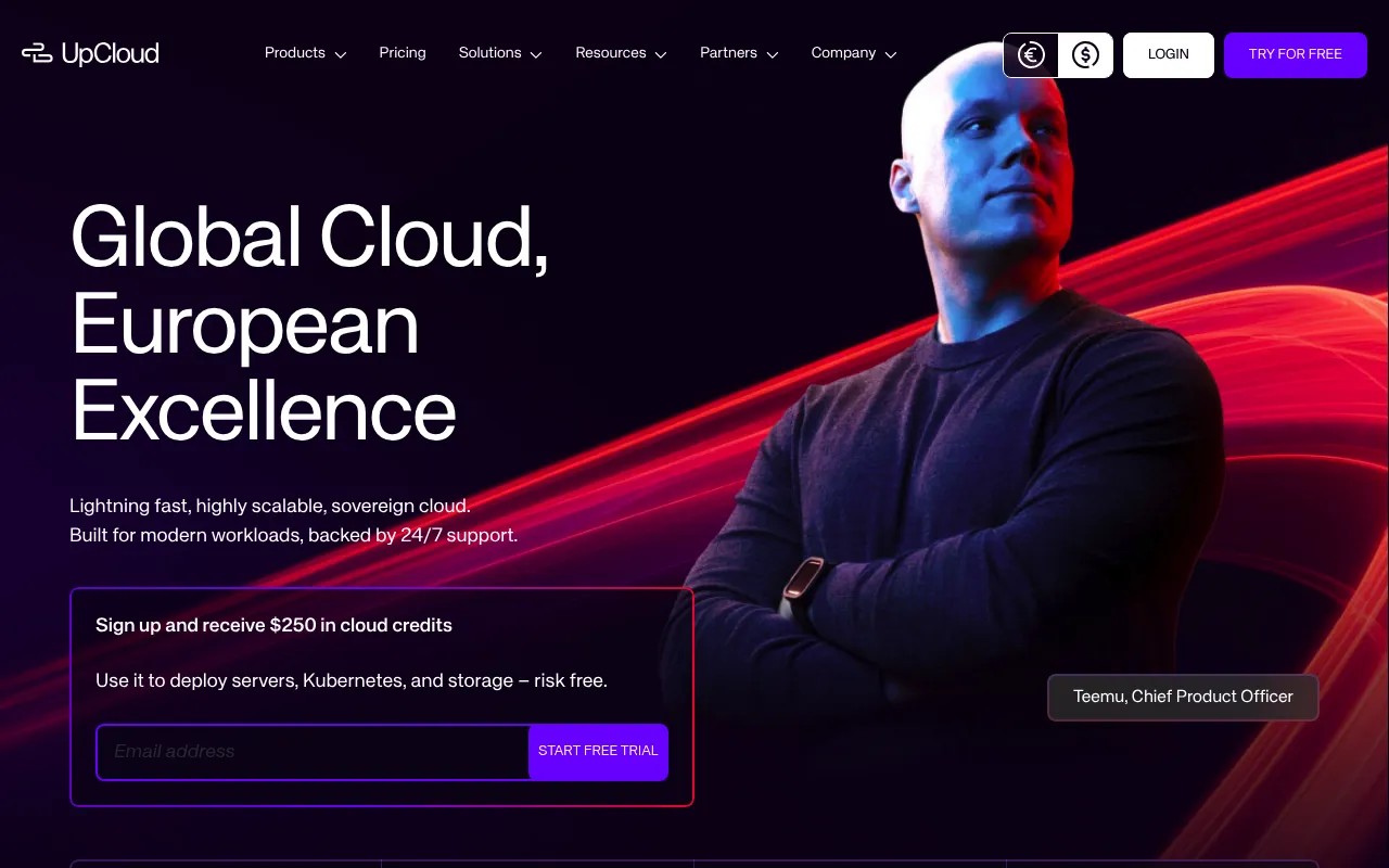 UpCloud screenshot