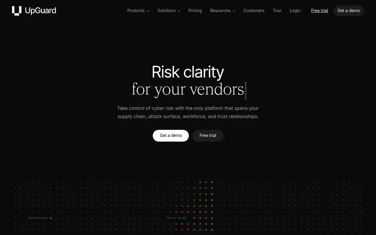 UpGuard screenshot