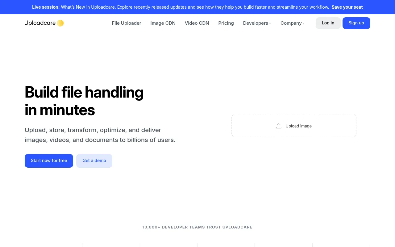 Uploadcare screenshot