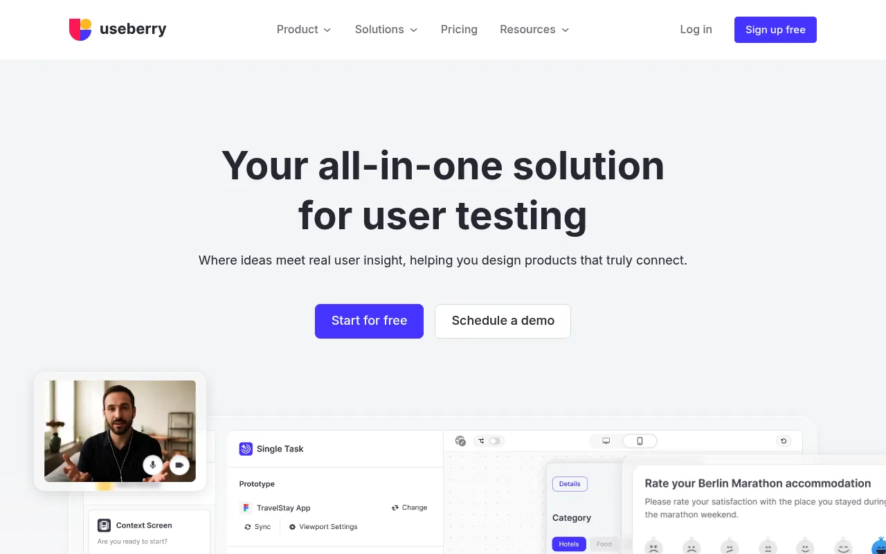 Useberry screenshot