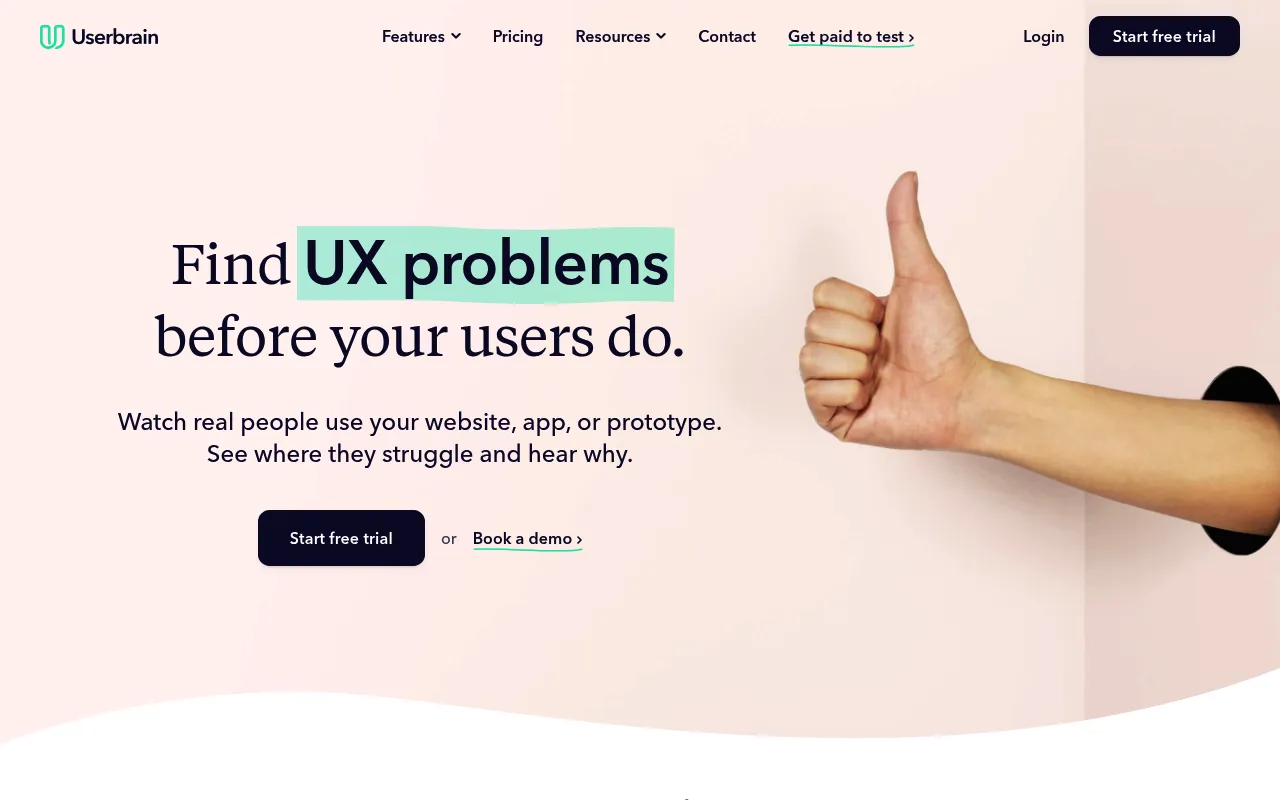 Userbrain screenshot