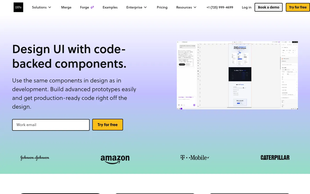 UXPin screenshot