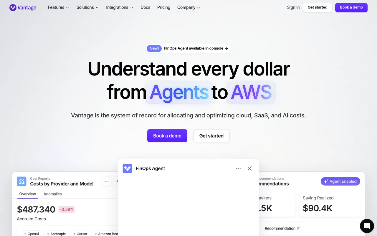 Vantage screenshot