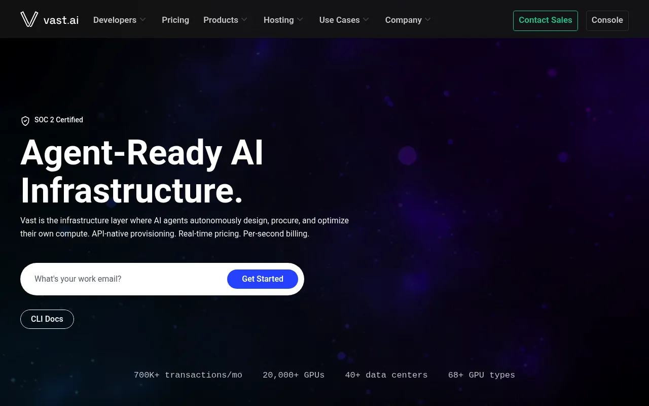 Vast.ai screenshot