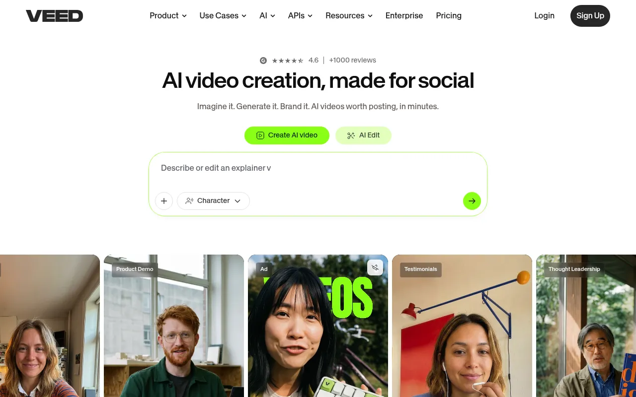 VEED screenshot