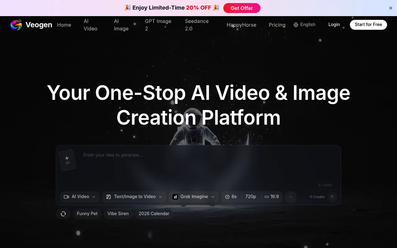 Veogen screenshot