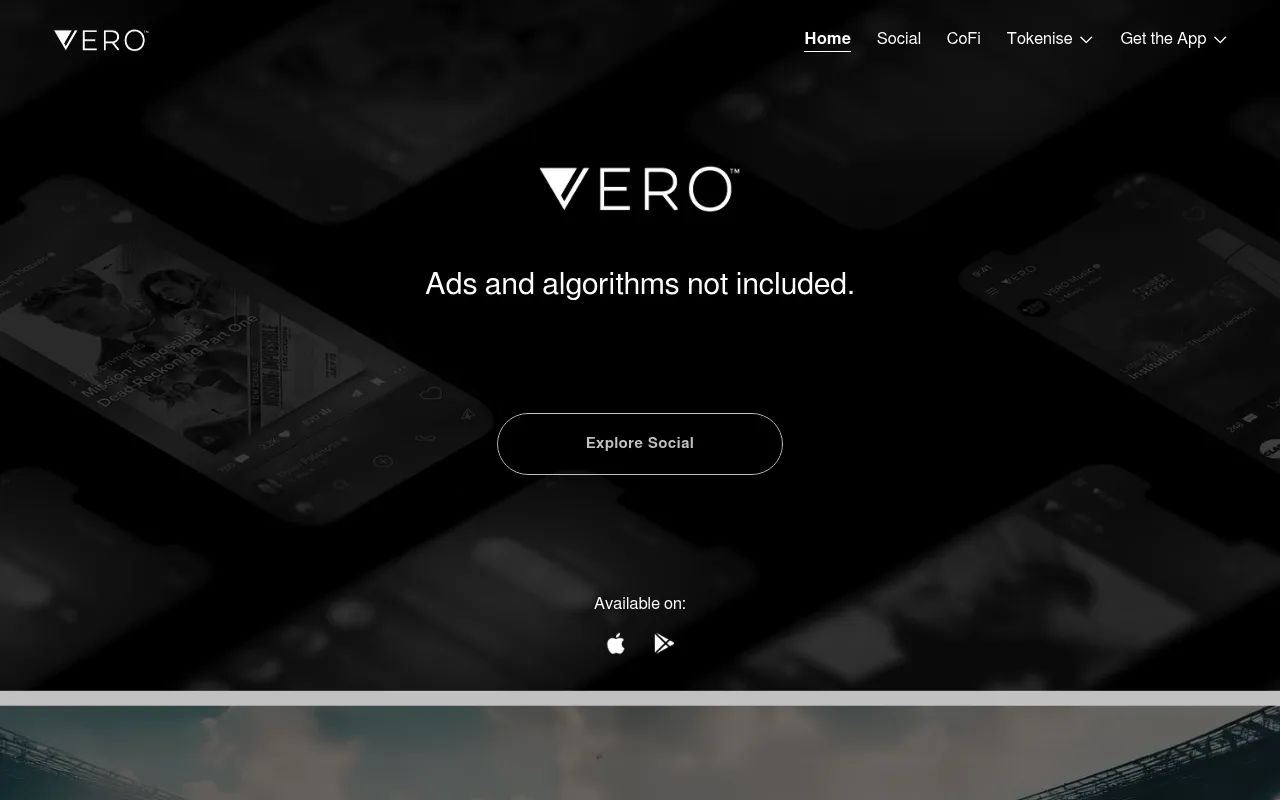 VERO™ screenshot